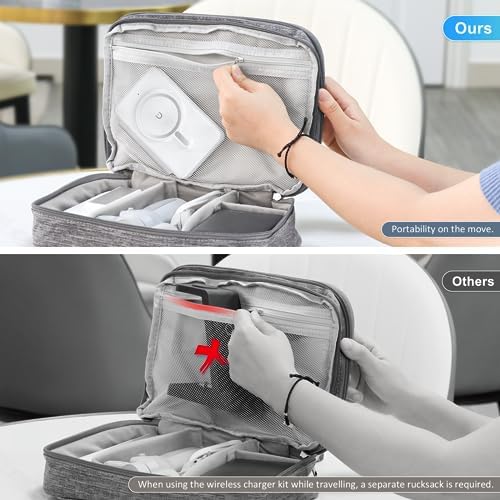 Elevate Your Charging Game with the Ultimate 3-in-1 Wireless Charger – Fast Magnetic Charging Station for i Phone 16, Compatible with i Phone 15, 14, 13, 12 Pro Max, Air Pods 4/3/Pro & Apple Watch – Perfect for Travel & Daily Use, Streamlined Design for Effortless Organization and Enhanced Efficiency