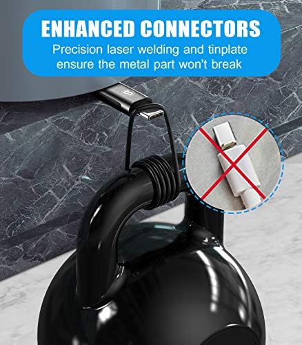 sweguard 3.1 A Fast Charging USB Type C Cable – 2 Pack 6.6 ft Nylon Braided Charger for Samsung Galaxy, LG, Moto, PS5 – Durable, Tangle-Free, High-Speed Data Sync – Ultimate Compatibility and Convenience in Pink