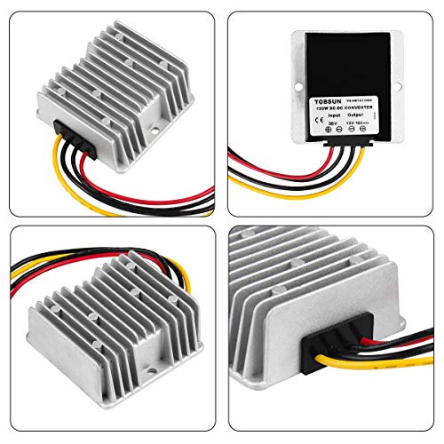 Ultimate 24 V 145 W DC-DC Voltage Regulator – Versatile Step Down/Up Converter (9 V-40 V to 24 V, 6 A) – Durable Waterproof Power Supply for Enhanced Golf Cart Performance and Accessory Compatibility