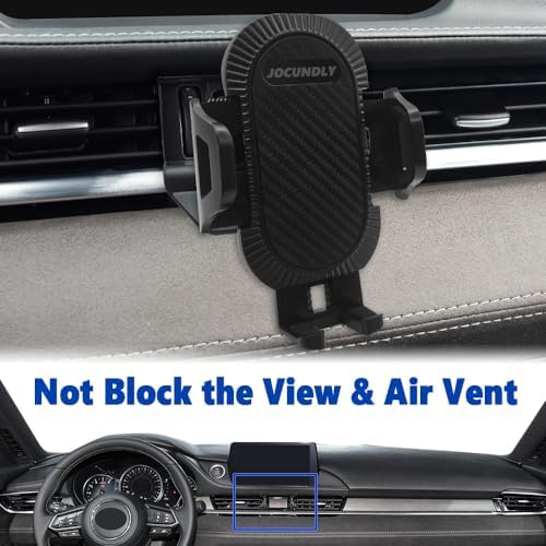 Mazda 6 2016-2017 Car Phone Mount – Thick Case Compatible Mobile Holder for Seamless Navigation and Hands-Free Use, Enhanced Air Vent Design for All Phone Sizes, Durable and Secure Cradle for Safe Driving
