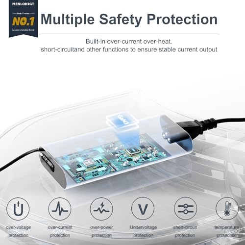 2025 Dell 130 W USB-C Laptop Charger – High-Efficiency Slim AC Power Adapter for XPS 15, Precision 5550, Latitude Series – Fast Charging with Gan Technology, Wide Compatibility with Multiple Dell Models – Reliable & Safe Power Supply Solution