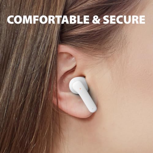 Clan K2 Bluetooth Earbuds for Kids – Safe Volume Limiting, Customizable Fit, and Low Latency for Gaming & Music – Stylish Wireless Earbuds in Blue for Ages 8-10, Enhanced Sound with 3 EQ Modes