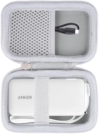 Khanka Durable Hard Case for Anker 3-in-1 USB C Power Bank, 10,000 m Ah Charger Block – Stylish Purple Protection for Portable Charging On-the-Go, Lightweight and Shockproof Accessory for Maximum Durability and Enhanced Safety