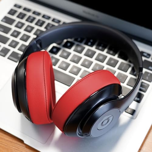 GVOEARS Premium Replacement Ear Pads for Beats Studio 2 & 3 – Ultra-Comfort Memory Foam Cushions with Strong 3 M Adhesive for Reliable Fit – Titanium Grey – Revitalize Your Audio Experience with Enhanced Noise Isolation and Seamless Compatibility