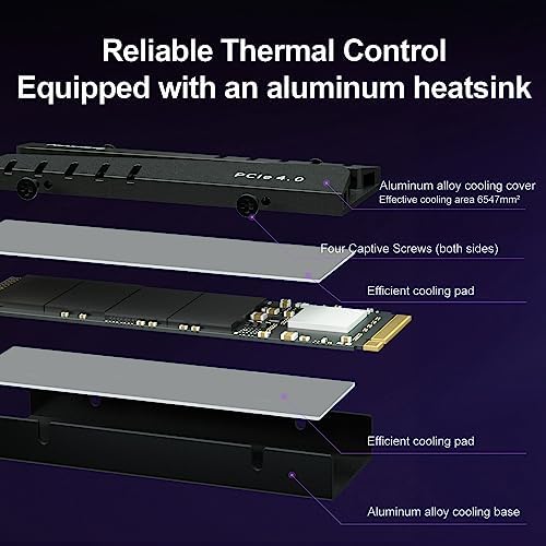 Unleash Blazing Performance with the EN600 PRO 256 GB NVMe SSD – Lightning-Fast 3200 MB/s Speeds for Gamers & Creators, PCIe 3.0 Gen 3 x4 M.2 2280 Internal Drive with Advanced SLC Cache and 3 D NAND TLC, Equipped with Graphene Cooling Sticker for Optimal Durability and Compatibility with PCs, Desktops, and Laptops – Elevate Your Storage Experience Now!