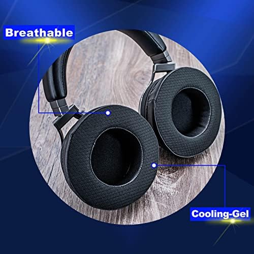 Revolutionize Your Audio Experience with Virtuoso XT Cooling Gel Ear Pads – Premium Replacement Cushions for Virtuoso RGB Wireless SE XT Headset, Enhanced Comfort with Softer Memory Foam and Extra Thickness, Superior Durability for Long-lasting Use by JESSVIT – Perfect Fit for Gamers and Audiophiles