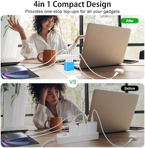 Dual USB Wall Charger 2-Pack – Rapid Charge Block for i Phone, Samsung Galaxy & Google Pixel – Universal Compatibility Power Adapter for Home, Office, and Travel – Fast Charging Technology with Compact Design – Reliable Multi Plug Outlet Solution for All Your Devices