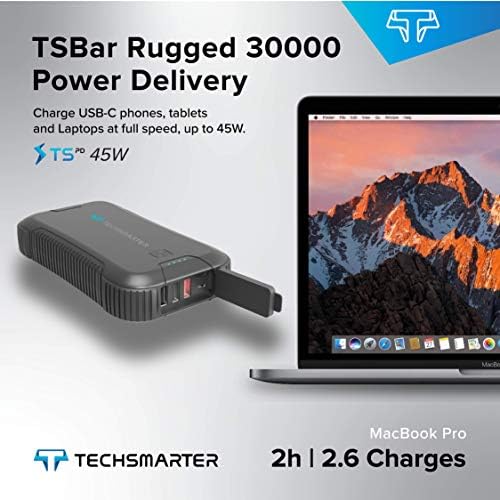 Unleash Power Anywhere: 30000 m Ah Rugged Waterproof Power Bank with 45 W USB-C Charger – Ultimate Heavy-Duty Solution for Outdoor Adventures, Camping Trips, and Daily Commutes – Compatible with i Phone 16/15/14, Samsung S25/S24/S23, Android Devices, Steam Deck, Mac Book & Chromebook – Fast Charging for All Your Devices