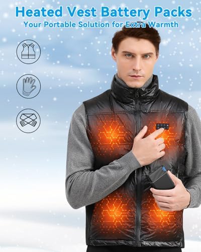 Dual 10,000 m Ah Portable Power Bank Set – Ultra-Slim USB-C Fast Charging Chargers for i Phone, Android, Google Devices – Triple-Port External Battery Pack for Safe, All-Day Use on the Go with Enhanced Compatibility and Lightweight Design