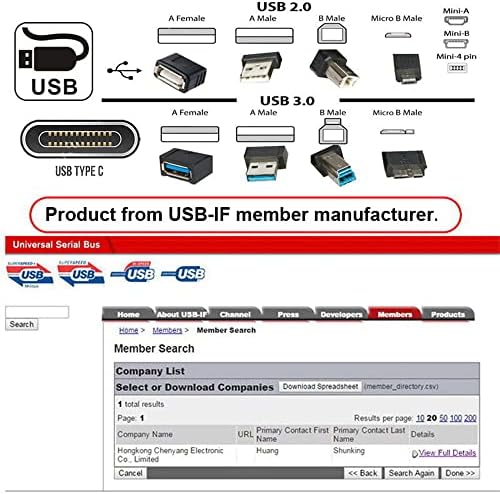 NFHK 300 CM USB 3.1 Type-C Locking Connector to Standard USB 3.0 Data Cable for Camera – Secure, High-Speed Connectivity with Enhanced Compatibility for Professionals and Enthusiasts