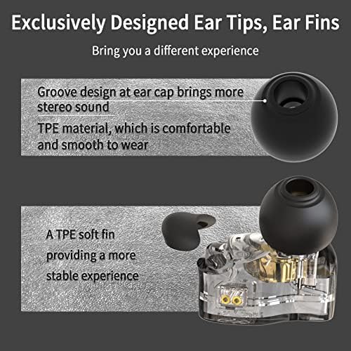 YINYOO KZ ZST Colorful Hybrid In-Ear Earphones – 1 BA + 1 DD Hi-Fi Wired Gaming Headset with Noise Isolation for Superior Audio Clarity – Stylish, Ergonomic Design for Enhanced Comfort and Compatibility