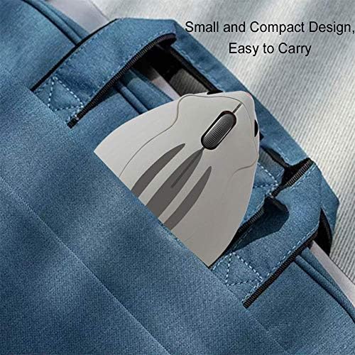 Adorable CHUYI Hamster Wireless Silent Mouse – 1200 DPI Lightweight Cordless Computer Mouse for Kids, Perfect Gift for Home, School & Travel – Fun & Functional Design in Light Blue