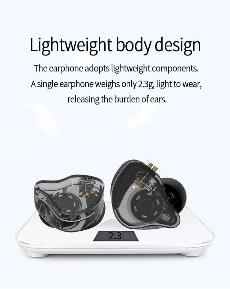 CCZ Melody Wired In-Ear Monitors with Detachable Cable – Superior Hi-Fi Bass Earbuds for Musicians and Singers, Featuring Dual-Driver Technology and Built-in Microphone, Stylish Green Finish for Stage and Studio Excellence