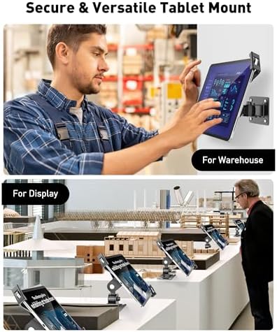 Transform Your Business Environment with Above TEK 360° Rotating Anti-Theft Tablet Wall Mount – Secure Holder for 7″-11″ i Pads & Galaxy Tabs – Sleek Black Finish for Enhanced Customer Engagement & Safety Solutions