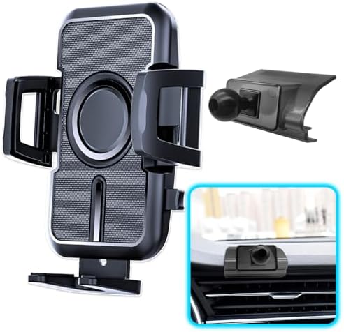 WAAPAK Premium Car Phone Holder Mount for Audi Q7 & SQ7 (2016-2025) – Secure Smartphone Cradle with 360-Degree Rotation, Thick Case Compatibility, and Sleek Interior Design for Effortless Navigation and Hands-Free Calling