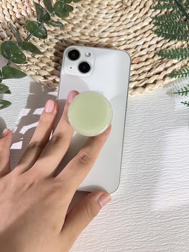 Stylish Handmade Resin Phone Grip Stand – Collapsible Cell Phone Holder for Enhanced Usability and Comfort – Chic Transparent Base for Smartphones & Kindles – Cute, Portable Accessory Ideal for On-the-Go Hands-Free Viewing