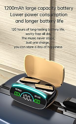 Maplebloom Bluetooth Wireless Earbuds – Advanced 5.3 Connectivity, IPX7 Waterproof Design, Touch Control, and Deep Bass Audio for Unmatched Listening – Ideal for Active Lifestyles and Crisp Calls