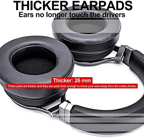 Virtuoso XT Memory Foam Ear Pad Replacement for RGB Wireless SE XT Headset – Superior Comfort, Enhanced Sound Isolation, and Long-lasting Durability (Black) – Perfect Fit for Gamers and Audiophiles