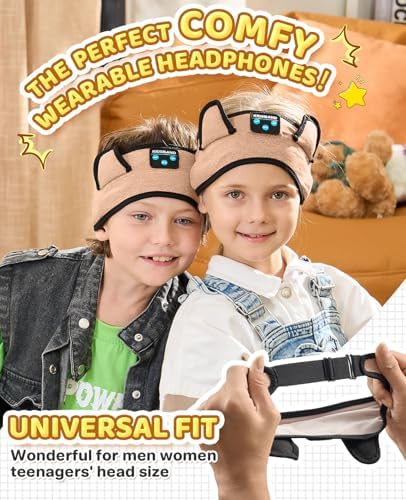 Ultimate Kids Bluetooth Headphones for Safe and Stylish Listening – Versatile Wired Playback Option with Volume Limiting Technology – Durable and Lightweight Design for Travel, School, and Home Use – Adjustable Headband for Customized Comfort – Compatible with Kindle, Tablets, and Cell Phones – Perfect for Boys and Girls