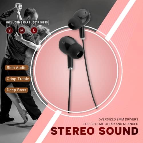 SANTANA BY CARLOS SANTANA Besos & Havana Wired Studio Headphones – Premium Sound Experience with Adjustable Headband & Ultra-Plush Ear Cups – Perfect for Music Lovers, Movie Enthusiasts, and Professional Calls – Sleek Black Design with Universal Device Compatibility – Unmatched Comfort for Extended Listening Sessions