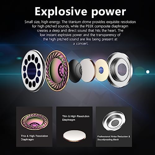 Crystal Bluetooth Wireless Earbuds with Noise Reduction – Mini True Wireless Gaming Headset Featuring Bluetooth 5.2 and Multipoint Pairing for Enhanced Audio Experience – Stylish Transparent Design for Music and Gaming Enthusiasts