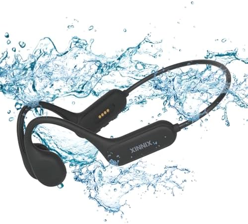Revolutionary IPX8 Waterproof Bone Conduction Headphones with 32 GB Built-in MP3 Player – Wireless Sports Earbuds for Swimming, Running, and Cycling – Secure Fit, Enhanced Surround Sound, and Unmatched Comfort for Active Lifestyles