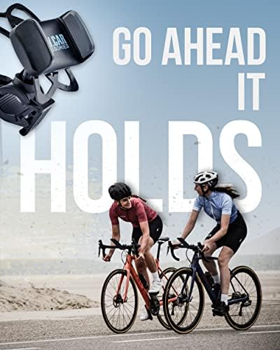 Ultimate Metal Smartphone Bike & Motorcycle Holder – Unbreakable Handlebar Mount for i Phone 16 Pro Max & Galaxy S25 – Secure, Durable, and Versatile Cell Phone Cradle for Safe Navigation on Bikes, Scooters, and Motorcycles – 360-Degree Rotation for Optimal Viewing – Enhanced Grip Technology for Ultimate Stability and Safety