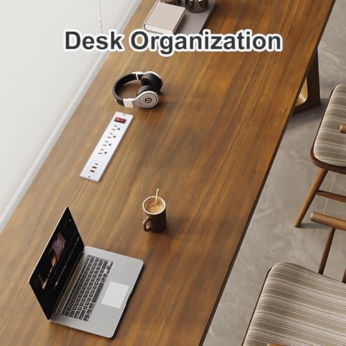 Recessed 20 W PD USB C Power Strip – Ultra-Fast Charging Station with 4 Outlets & 3 USB Ports for Desks & Countertops – ETL Listed Mountable Flat Plug Power Socket for Efficient Workspace Organization and Enhanced Device Compatibility