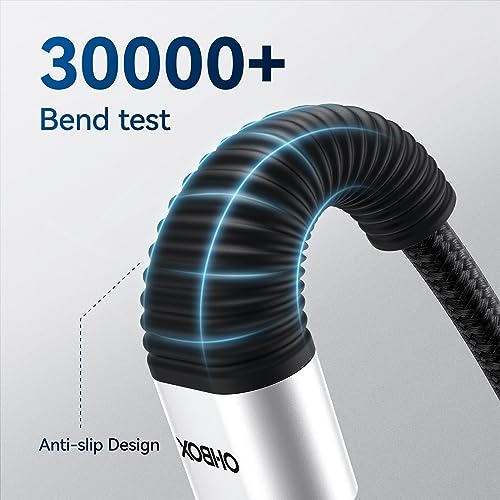 15 FT Extra Long i Phone Charger Cable – Apple MFi Certified Braided Lightning Cable for Fast Charging – Compatible with i Phone 14 Pro Max, 13, 12, 11, X, XR, XS, SE, 8, 7, 6, 5 & i Pad – Durable Black Design for Ultimate Convenience and Mobility