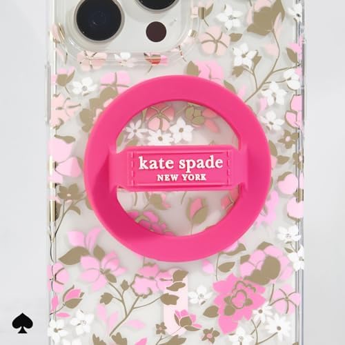 Transform Your Mobile Experience with the kate spade new york Tortoiseshell Magnetic Phone Ring Grip & Stand – Stylish, Removable & Mag Safe Compatible for Ultimate Convenience and Secure Handling