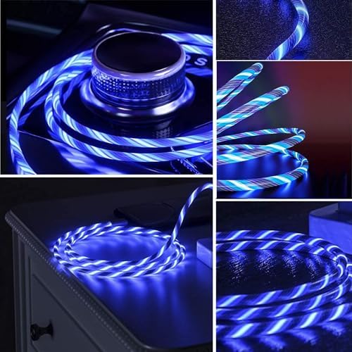 Revolutionize Your Power Connection: 6.6 FT LED USB C to USB C Cable – 60 W/3 A Fast Charger for i Phone 15, Mac Book Air, i Pad Pro, Pixel & Samsung Galaxy S23/S24 – Durable, Stylish, and User-Friendly Charging Solution for Tech-Savvy Professionals and On-the-Go Users