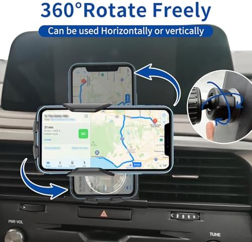 Lexus RX 2016-2022 Premium Car Phone Mount – Ultimate Anti-Shake Cradle with 360-Degree Rotation for All Smartphones – Effortless Installation & Enhanced Driving Safety Accessory for Seamless Navigation and Hands-Free Calls