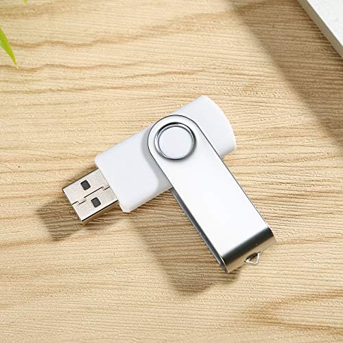 Alihelan 8 GB USB Flash Drive 5 Pack – Vibrant Swivel Memory Sticks with LED Indicator for Seamless Data Transfer, Ideal for Personal and Professional Use – USB 2.0 Portable Storage in Black, Red, Purple, Yellow, and White – Perfect for Easy File Sharing and Backup