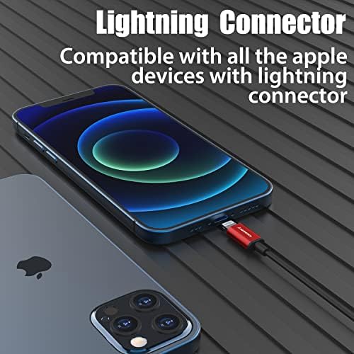 Premium Lightning Earbuds with Secure Ear-Hook Design for i Phone 14/13/12/11 Pro Max/X/XS Max/XR – MFi Certified Sports Earphones in Elegant Rose Gold with Built-in Mic for Hands-Free Calls and Rapid Charging