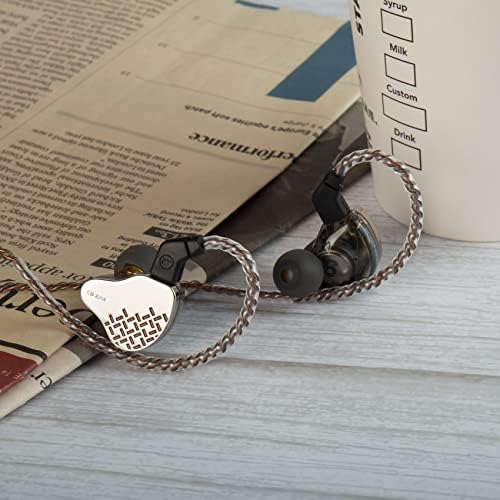 Kinboofi KBEAR Rosefinch Aqua Green Wired In-Ear Headphones – High-Performance Noise-Canceling Earbuds with Aviation-Grade Zinc Alloy Construction and Detachable Cable for Custom Audio – Perfect for Singers and Audiophiles Seeking Unmatched Sound Clarity and Comfort