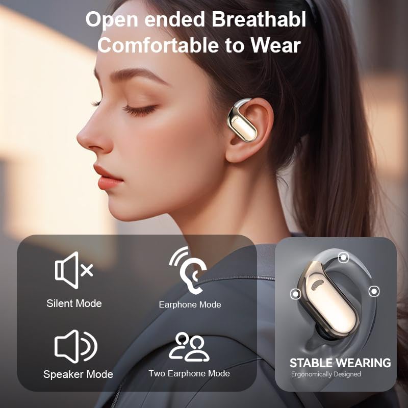 AI-Powered 144-Language Bluetooth Earbuds: Advanced Noise-Canceling Headphones for Effortless Communication in Any Setting, Ideal for i OS & Android Users, Waterproof Design for Enhanced Durability and Comfort During Travel