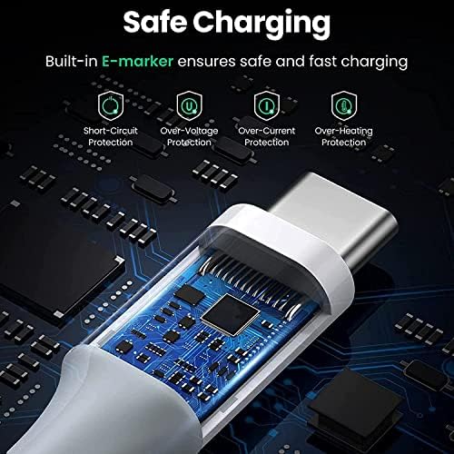 Ultra-Fast 118 W USB-C Charger for Mac Book Pro & Air – Dual-Port Power Adapter with High Efficiency & Smart Safety Features for All USB-C Devices – Compatible with i Pad Pro, M1/M2 Laptops, and More