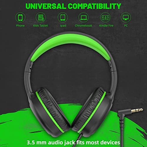 U2 Kids’ Lightweight Wired Headphones in Stylish Pink – Comfortable On-Ear Design Perfect for School, Travel, and Home | Durable, Easy-to-Use Headphones Compatible with i Pads, Tablets, and Laptops | Ideal for Young Girls and Students Seeking Engaging Audio Experience