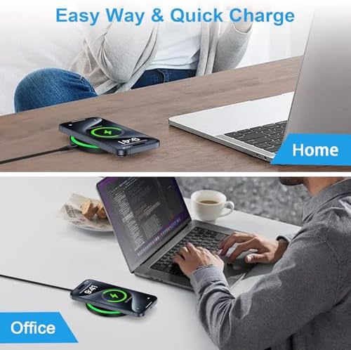 15 W Motorola Fast Wireless Charger Pad for Moto Razr 2025/2024 & Edge Series – Quick Charge 3.0 Compatible, Sleek Design, Safe & Efficient Charging Solution for Modern Devices