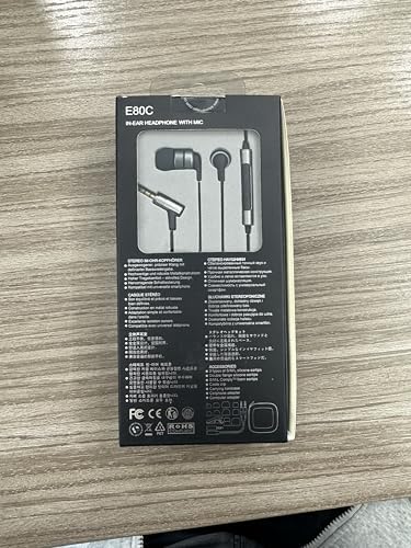 Discover the Sound MAGIC E80 C Wired Earbuds: Superior Hi-Fi Stereo Audio with Advanced Noise Isolation for Ultimate Listening Pleasure – Engineered for Comfort and Clarity, Perfect for Audiophiles and Casual Listeners Alike – Versatile Compatibility with All Devices Ensures Seamless Connectivity for Every Occasion