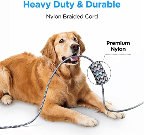 etguuds 20 ft USB C Cable – Long Nylon Braided Charger for Fast Data Transfer & Charging – USB-A 2.0 to Type C Compatibility for Samsung Galaxy Note, LG, Moto, Pixel, Switch & More – Durable Connection for Home & Office Use