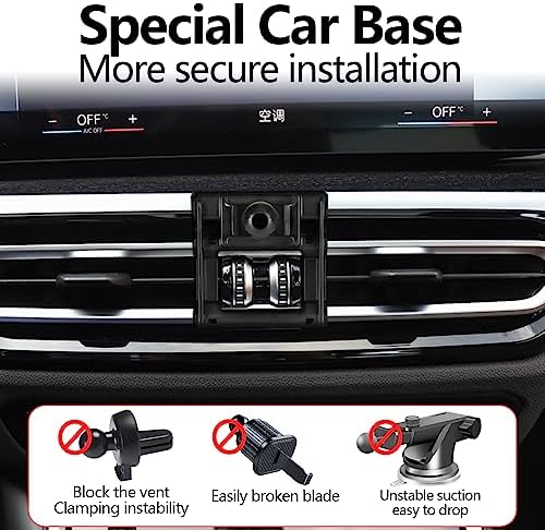 Premium BMW Car Phone Holder Mount for 2023-2025 3 Series M3 M340 i i4 M50 & 4 Series Coupe 430 i M4 x Drive – Effortless Access & Stylish Integration for Smartphones – Adjustable, Tool-Free Installation & Enhanced Durability for Ultimate Driving Experience