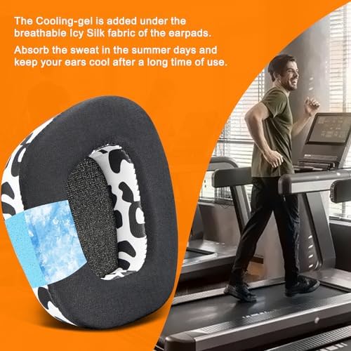 Transform Your Gaming Setup with SOULWIT Cooling-Gel Earpads for Corsair Void Series – Luxurious Ice Silk Fabric for Ultimate Comfort and Superior Sound Enhancement – Perfect Replacement Cushions for Void, Void Pro, Void Elite & Surround Wired/Wireless Gaming Headsets – Striking Red Storm Aesthetic for Unmatched Style and Performance