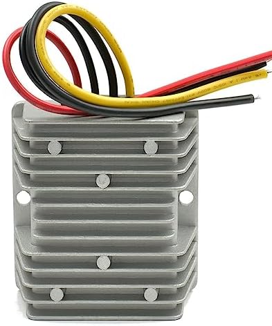 High-Efficiency Waterproof DC 24 V to 12 V Voltage Buck Converter – 20 A, 240 W Transformer for Automotive and Industrial Applications – Reliable Power Module with Enhanced Safety Features and Versatile Compatibility for Golf Carts and Forklifts