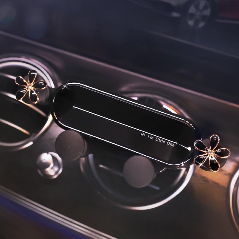 Elegant White Flower Air Vent Phone Holder by BNTR – Stylish Car Cellphone Mount for Smartphones, Perfect Stocking Stuffer Gift – Durable and Functional Vehicle Accessory for Safe Driving and Hands-Free Calls