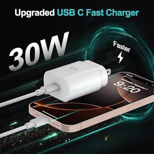 Experience lightning-fast charging with the 45 W Samsung Super Fast Phone Charger, featuring a 10 FT USB-C charging cable for ultimate flexibility. Designed for Samsung Galaxy S25 Ultra, S24+, S23, and more, this high-performance charger combines efficiency and safety with its advanced overheating and overcharging protection. Say goodbye to long wait times and enjoy the convenience of rapid power delivery that fits seamlessly into your busy lifestyle. The durable construction ensures longevity, making it an essential accessory for home, office, or travel. Maximize your productivity and keep your devices charged and ready for action with this versatile and reliable fast charger, tailored for modern users who demand speed and performance.