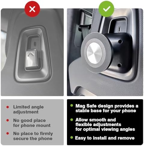Transform Your Rivian R1 Travel Experience with the Ultimate Adjustable Seat Back Phone Holder – Mag Safe Compatible, 360° Rotating Tablet Mount for 2022-2025 Rivian R1 T & R1 S – Effortless Installation and Universal Fit for All Smartphones, Ideal for Hands-Free Navigation and Entertainment on the Go