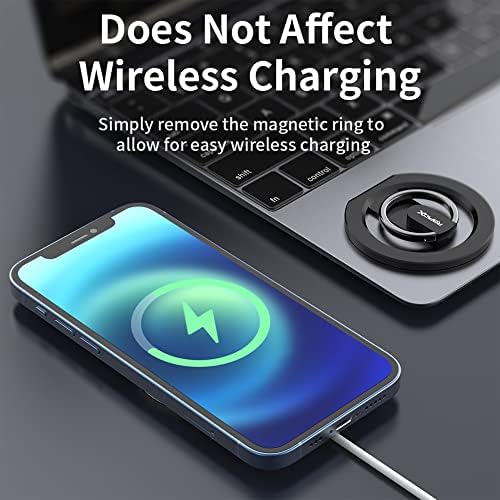 Magnetic 2-in-1 Phone Grip & Kickstand – Rapid X Snapo for i Phone 12-15 Series – Lightweight Aluminum Holder with 360° Flexibility and Enhanced Compatibility – Perfect for Hands-Free Viewing in Multiple Colors