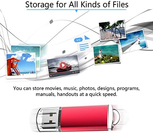 Wellsenn 32 GB USB Flash Drive Set – Vibrant Pack of 5 Portable Memory Sticks in Red, Blue, Green, Purple, and Orange – High-Speed Data Transfer for Effortless File Sharing and Storage Solutions – Ideal for Students and Professionals