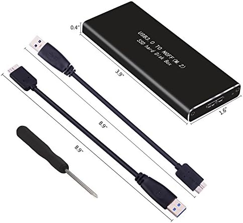 Transform Your Data Transfer Experience with Our M.2 SATA SSD to USB 3.0 External Reader Adapter – UASP Enabled for Lightning-Fast Performance and Broad Compatibility with NGFF M.2 2280/2260/2242/2230 SSDs Featuring Key B/Key B+M – Ideal for Seamless Backups and Efficient File Management